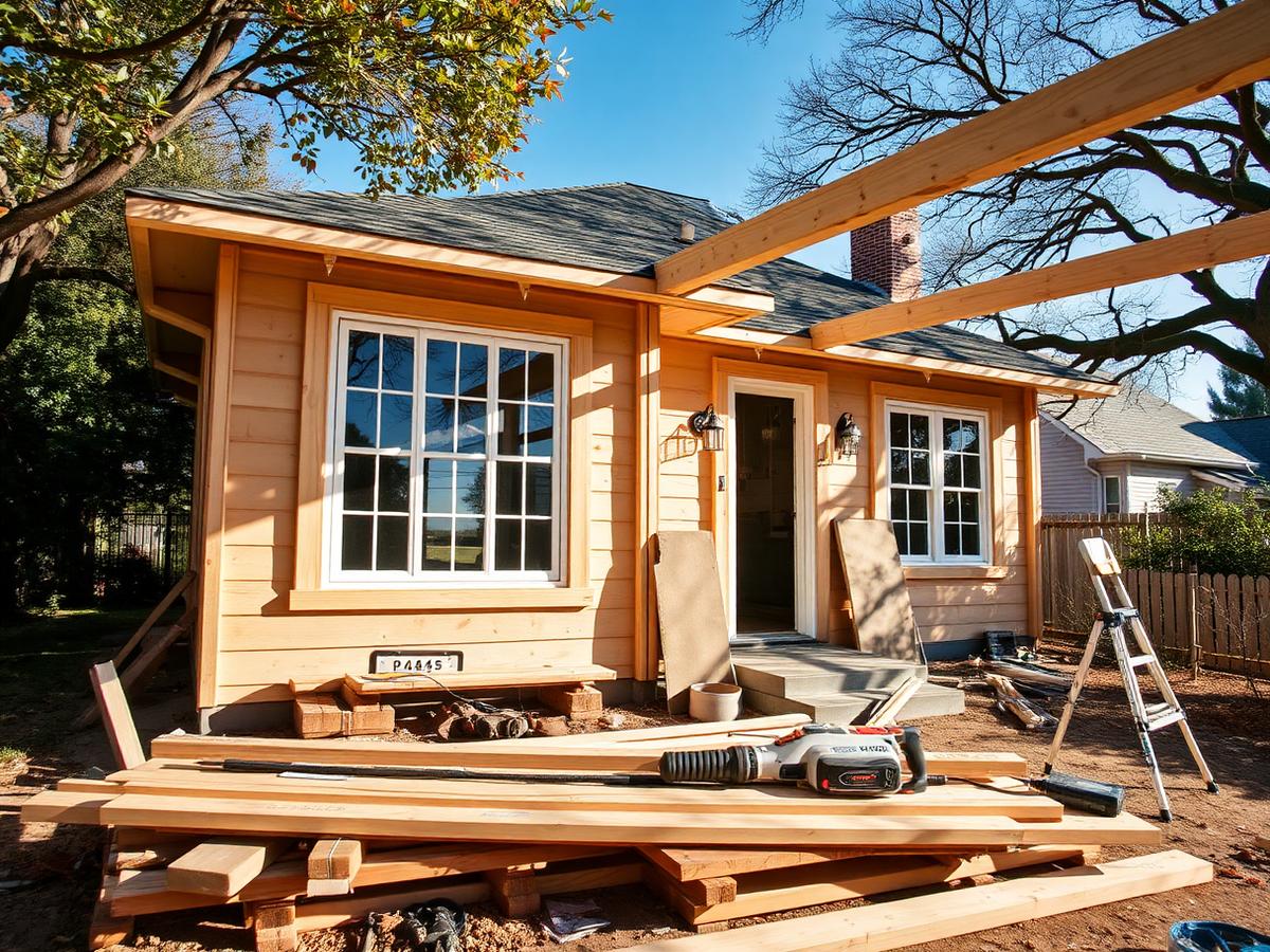 Govalle Bungalow Addition in Govalle, Austin